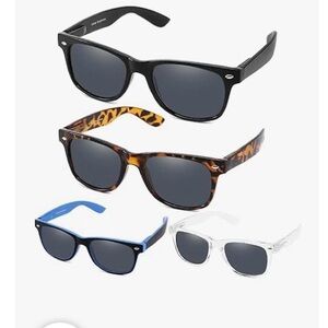 4 pack premium bifocal reading sunglasses for men/women